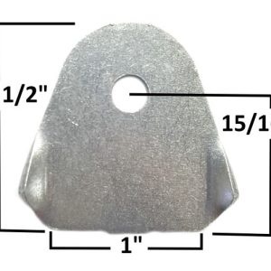 Body Tab, 1/4″ Hole, Formed
