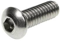 ZINC BUTTON HEAD BOLT, 10-32 x 3/8"